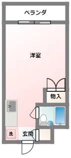 愛和マンション【6階】の間取り