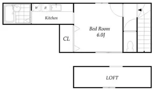 メゾン・ド・デパール舎人【2階】の間取り