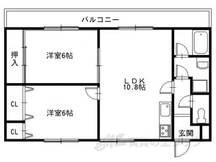 ルビコン平田【2階】の間取り
