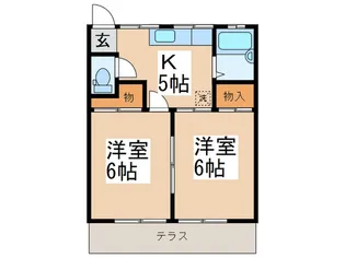 マルモハイツ【1階】の間取り