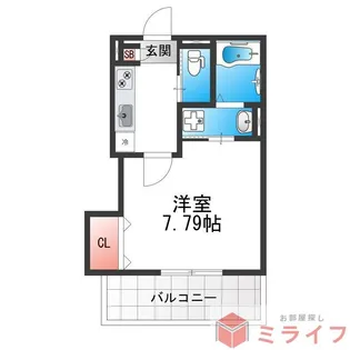 KTIレジデンス弥刀【3階】の間取り