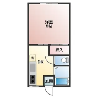 ジュネス親和II【1階】の間取り