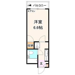 ウエストマンション【1階】の間取り