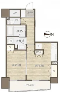 パルテール白金【3階】の間取り