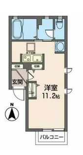 カーム連坊【2階】の間取り