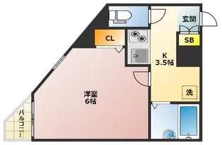 エイブル上板橋【1階】の間取り