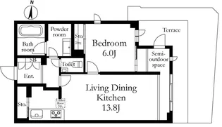 アヴェニール宮崎台【1階】の間取り