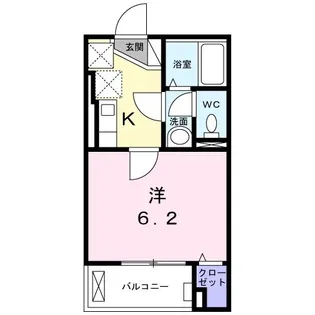 プロムナード町屋【2階】の間取り
