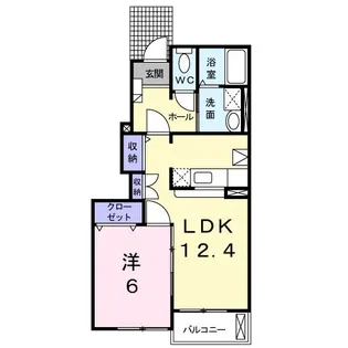 デルフィi・B【1階】の間取り