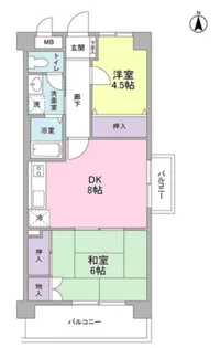 メゾン・ド・カマラド【2階】の間取り