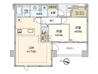 ザ・ライオンズ大岡山【2階】の間取り