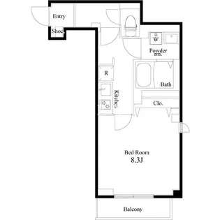 プラージュ早稲田【2階】の間取り