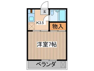 コスモシティ【1階】の間取り