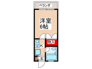 クリプトメリア【2階】の間取り