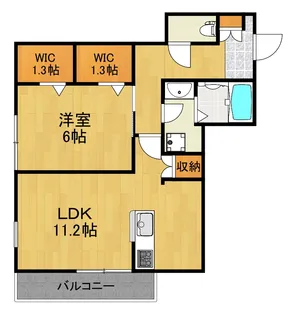 Wisteria 横浜【3階】の間取り