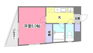 メルディアン清瀬【4階】の間取り