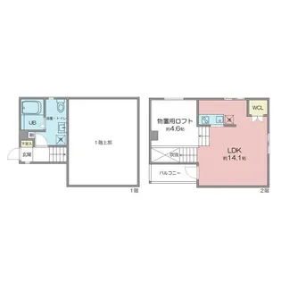 PRIMAVERA WEST【2階】の間取り