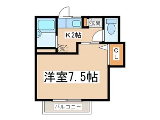 ディアス石橋【2階】の間取り