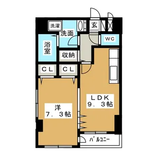 Hermes villa【2階】の間取り