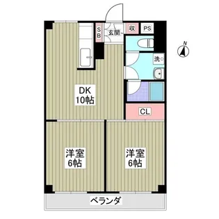 スターライトヴィラ2【3階】の間取り