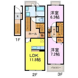 セレスティーノの間取り