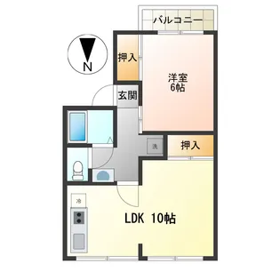 セジュール12オークス【2階】の間取り
