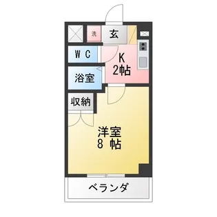 ヤマトマンション大須I【3階】の間取り