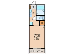 カーサトレディーチ【1階】の間取り