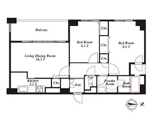 ISハイツ【11階】の間取り