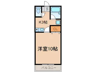 メゾン・ド・エスポワ-ル【1階】の間取り