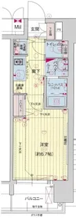 プレサンス名古屋STATIONルミアス【10階】の間取り