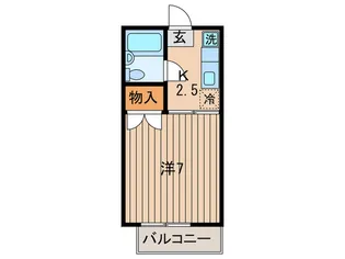 メゾンサンク【2階】の間取り