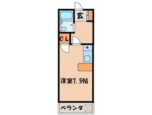 ジョイフル宇治【3階】の間取り