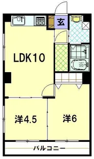 COCO今博多町【8階】の間取り