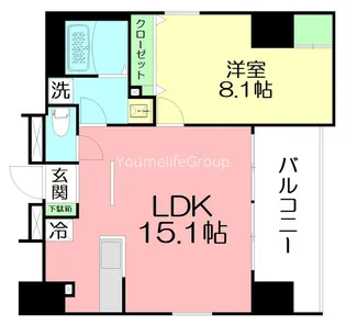 GARBO FUJISAWA【7階】の間取り