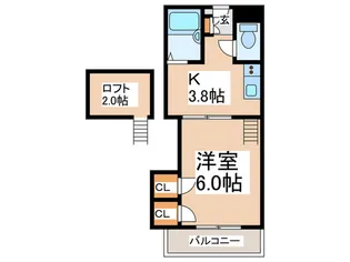ス-ペリアレジデンスI【5階】の間取り