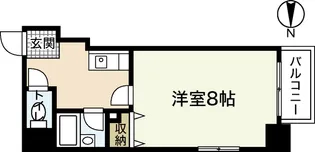 エスパシオ十日市【5階】の間取り