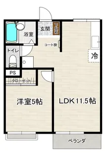 斉藤ハイツ【1階】の間取り