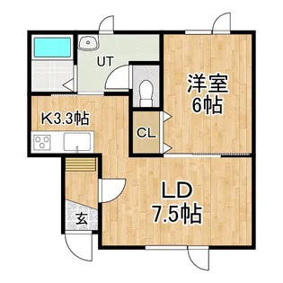 ルピナスII【1階】の間取り