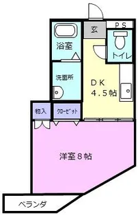 ティーダ【2階】の間取り