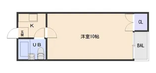 ドーミトーリィ上田【1階】の間取り