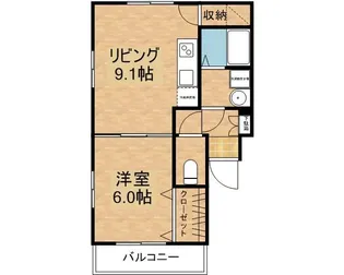 ファミール白鳥【3階】の間取り