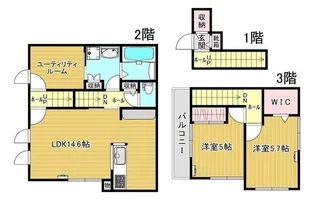 ラディーチェ目黒緑が丘【3階】の間取り