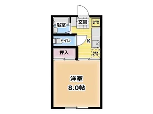 光コーポ【1階】の間取り