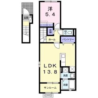 レジデンス・ジール I【2階】の間取り