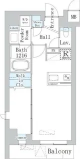 アーデル浮間舟渡【5階】の間取り
