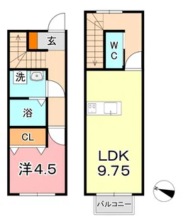 アリア中庄の間取り
