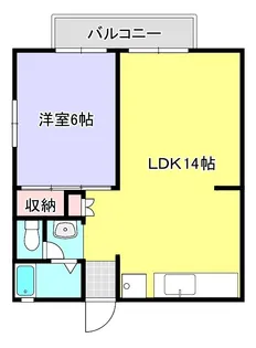 エステート松戸【2階】の間取り