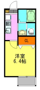 若葉とそよ風のラテ【1階】の間取り