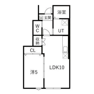 EQUUS C棟【1階】の間取り